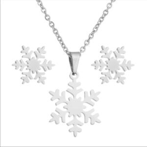 NEW Snowflake Handcrafted Stainless Steel Jewelry